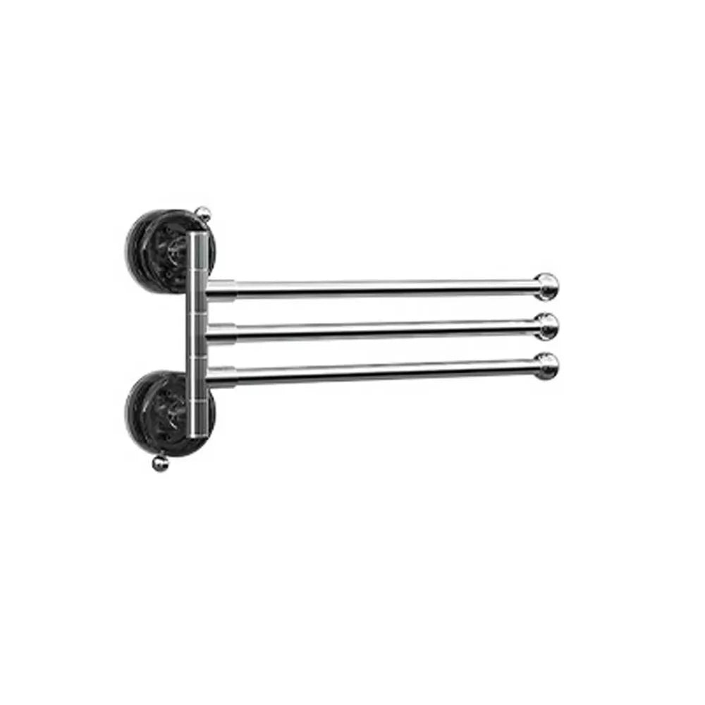 3/4/5 Bar Rotating Suction Cup Towel Rack | Foldable Hanger