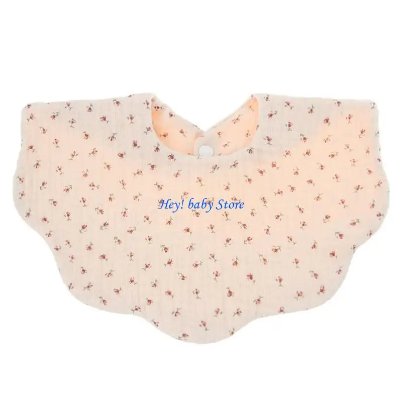 Baby Bandana Bib & Burp Cloth | Soft Cotton Drool Scarf 0-18M