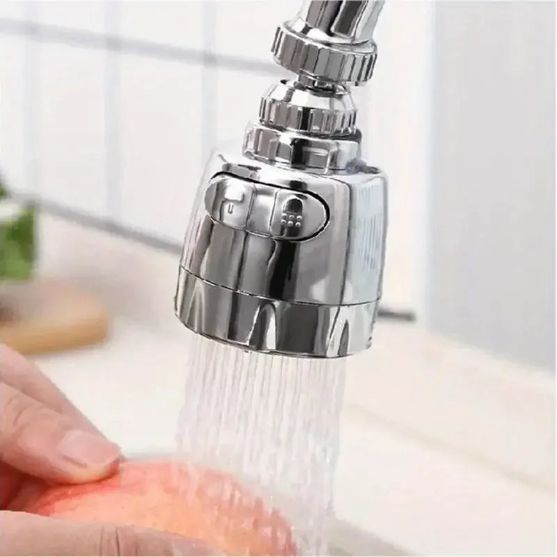 360° Rotating Faucet Aerator & Extension Tube | Water-Saving