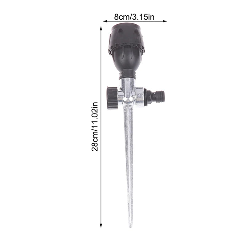 Nozzle 360 Degree Rotating Automatic Sprinkler For Garden Large Area Lawn Landscaping Agricultural Irrigation And Spraying Peaceful Pleasures Health and Wellness