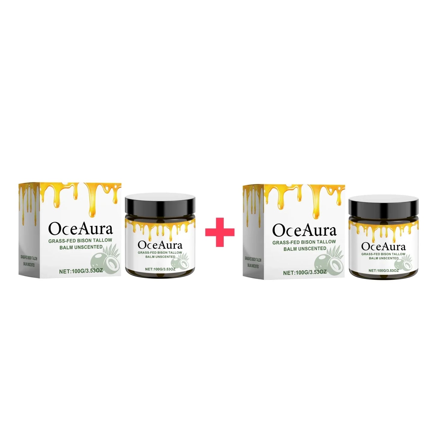 OceAura Organic Tallow Balm Face Cream – Collagen Moisturizer