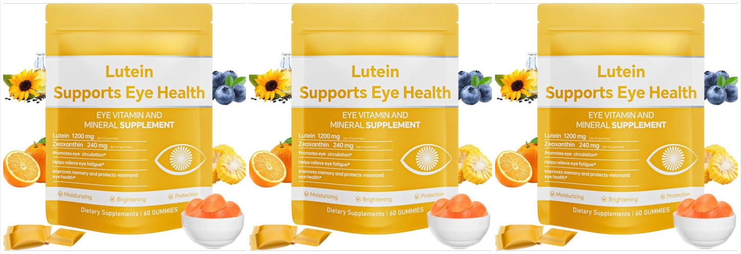 Lutein Zeaxanthin Gummies with Vitamins A C E | 60 Count