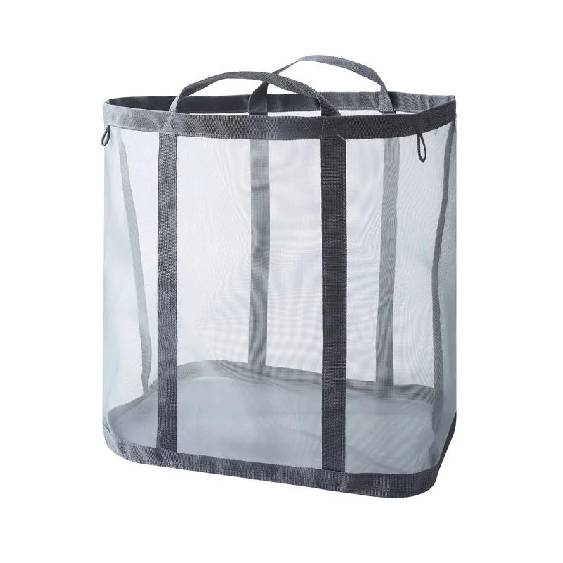 Collapsible Mesh Laundry Hamper Bag with Handles | Dorm Travel