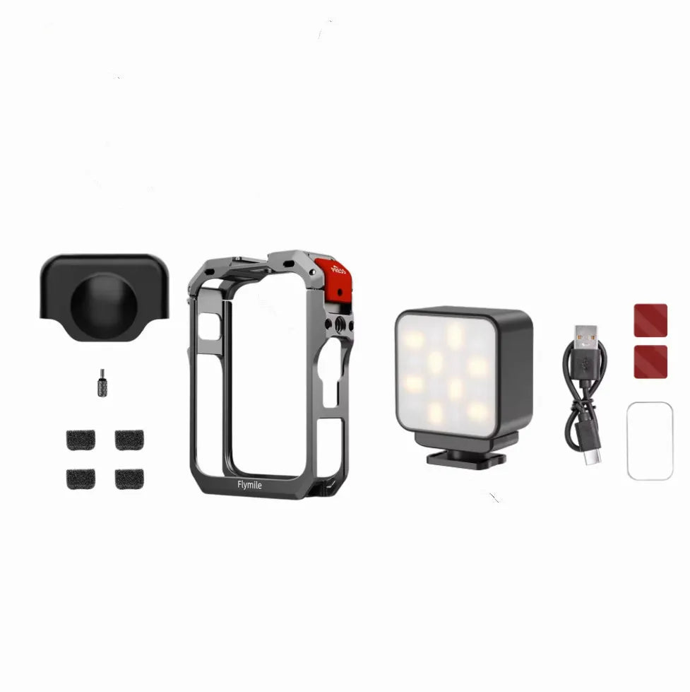 Metal Cage for DJI Osmo 360 | Cold Shoe & 1/4" Threads