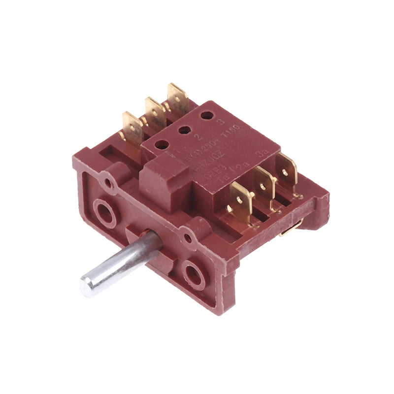 16A T150 Rotary Oven Switch 4-Position 6-Pin Temperature Knob