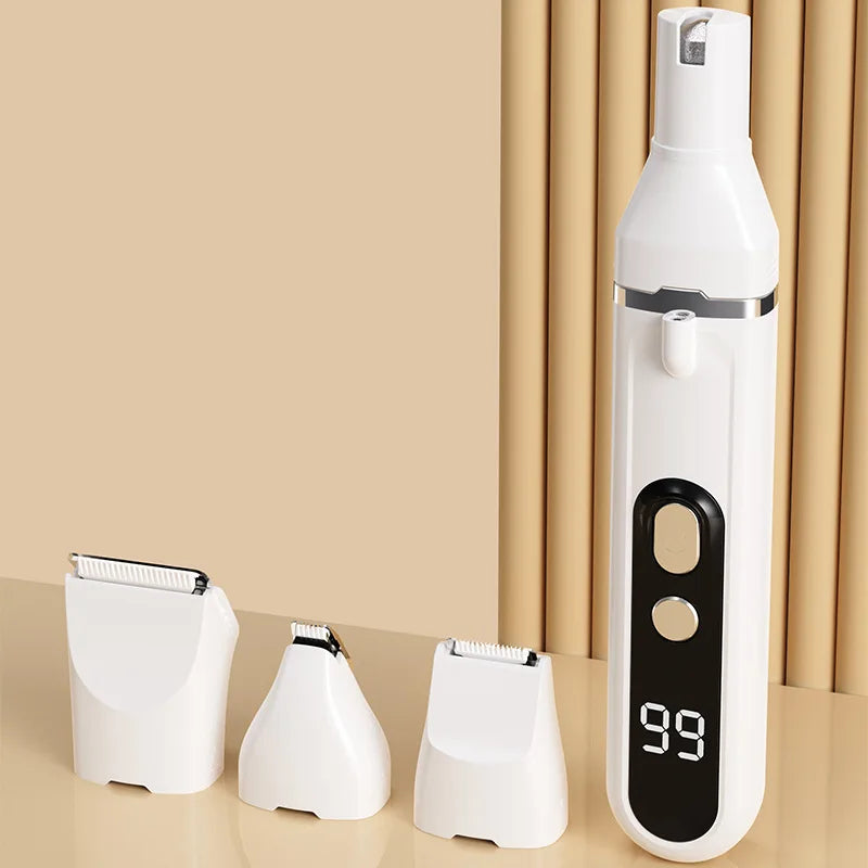 USB Rechargeable Pet Hair Clipper & Nail Grinder | Dog & Cat