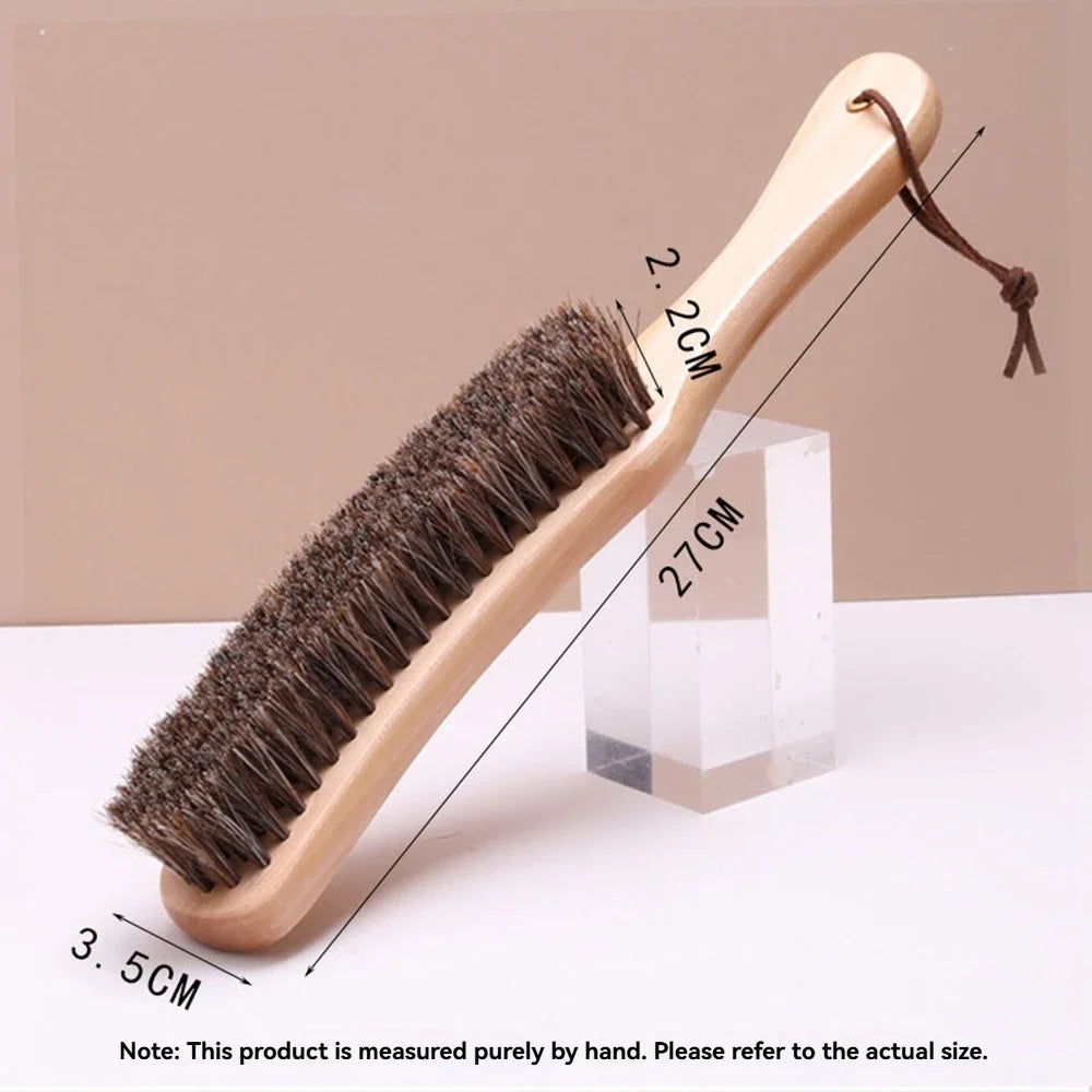 RveTee Horsehair Clothes Brush – Wood Handle Lint Remover