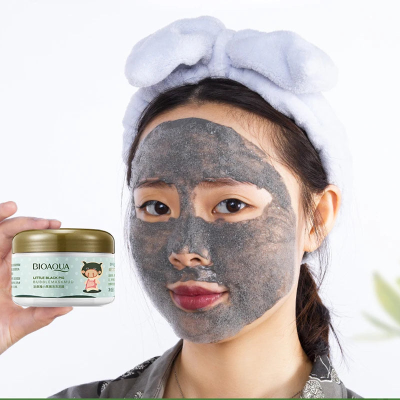 BIOAQUA Collagen Mud Face Mask – Deep Clean & Blackhead Removal