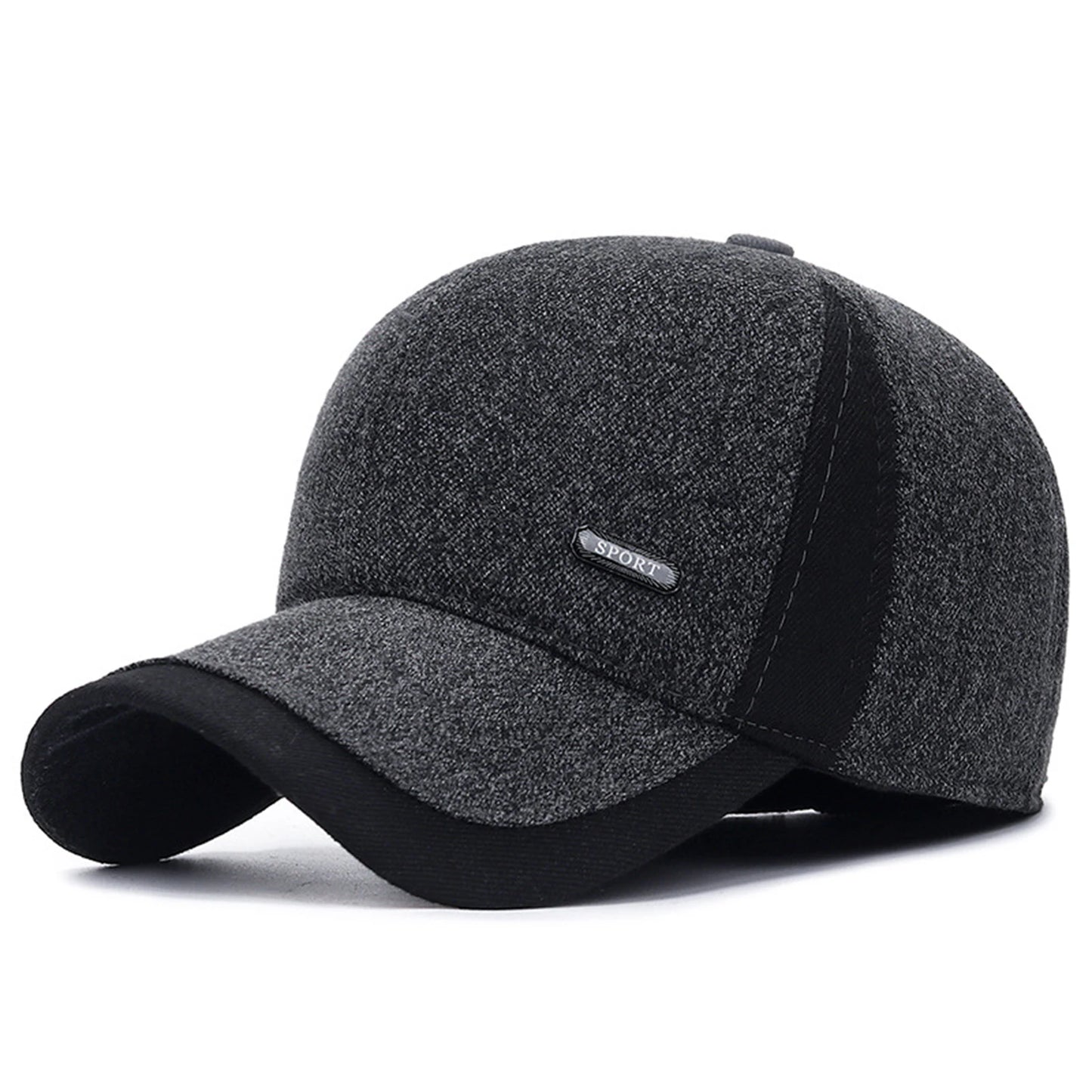 Winter Plush Earflap Hat – Windproof Thermal Cap for Men