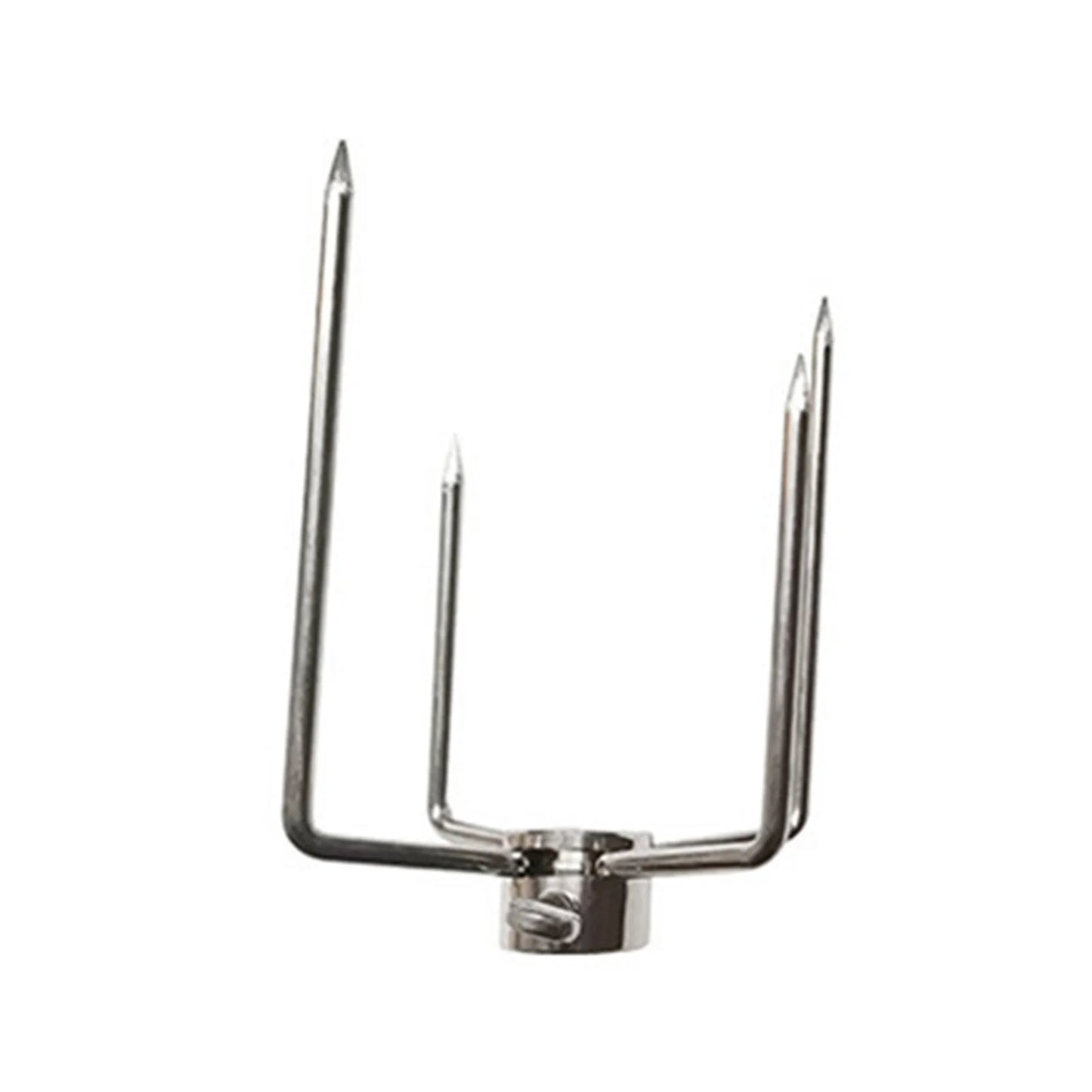 Stainless Steel Grill Rotisserie Forks Durable Food Grade Rotisserie Meat Forks for Indoor and Outdoor BBQ Party Peaceful Pleasures Health and Wellness