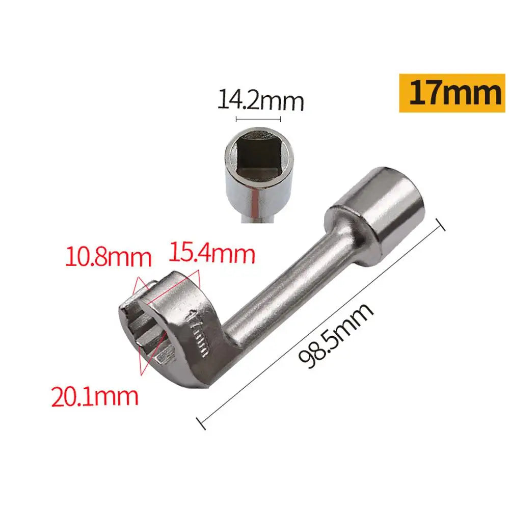 Diesel Fuel Injector Line Socket Wrench Set 12–19mm