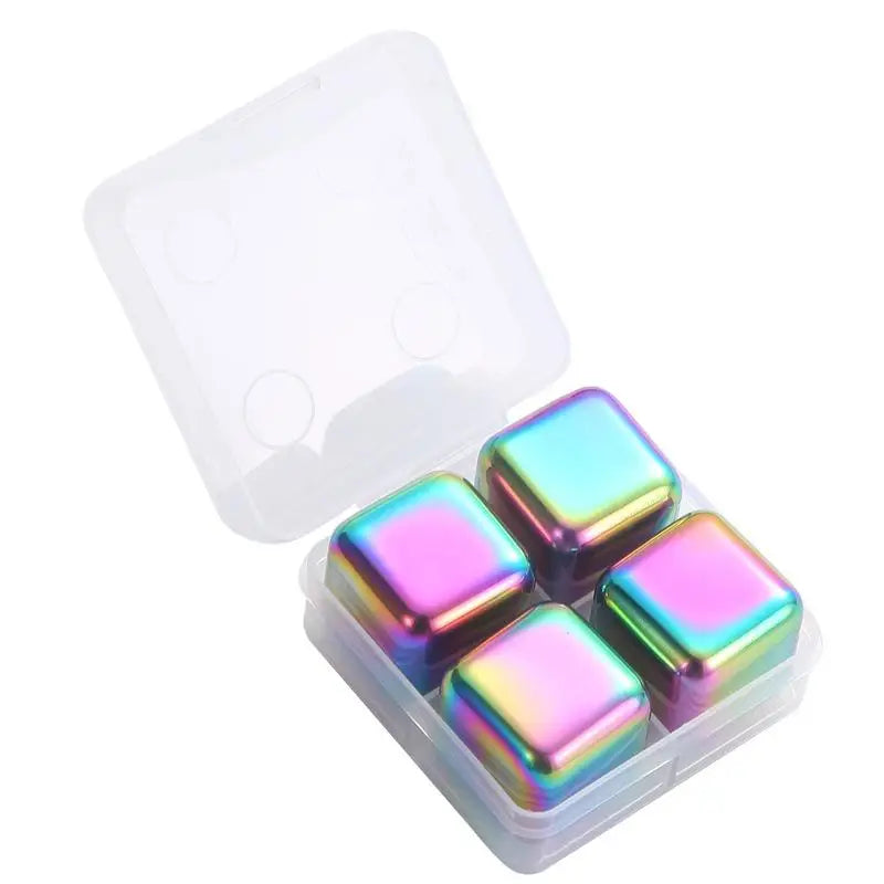 Stainless Steel Reusable Ice Cubes – Non-Diluting Bar Set