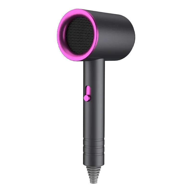 Home Use High Power Hair Dryer with Cold And Hot Air Blue Light Negative Ion Student Dormitory Hair Blower No Damage to Hair Peaceful Pleasures Health and Wellness black