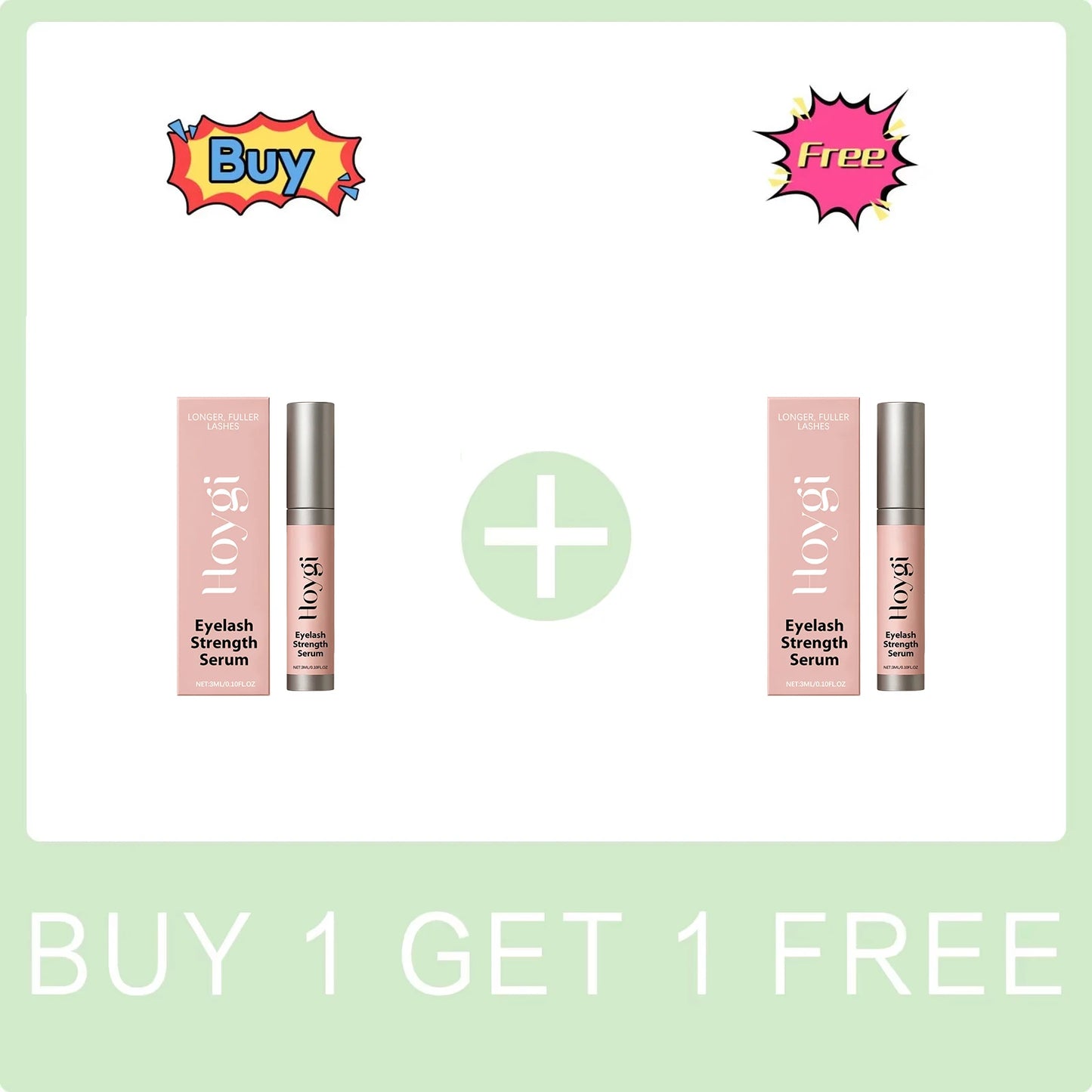 Eyelash Strengthen Serum Longer Fuller Lashes Curl Thicken Natural Eyelashes Deep Nourishing Eyelash Serum Eye Care Products Peaceful Pleasures Health and Wellness Buy 1 Get 1 Free