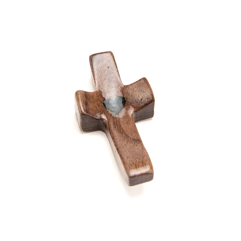 Pocket Wooden Cross – Faith Encouragement & Spiritual Gift