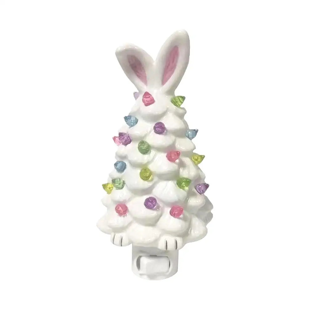 Easter Bunny Plug-In Night Light | Kids Room Ambient Wall Lamp
