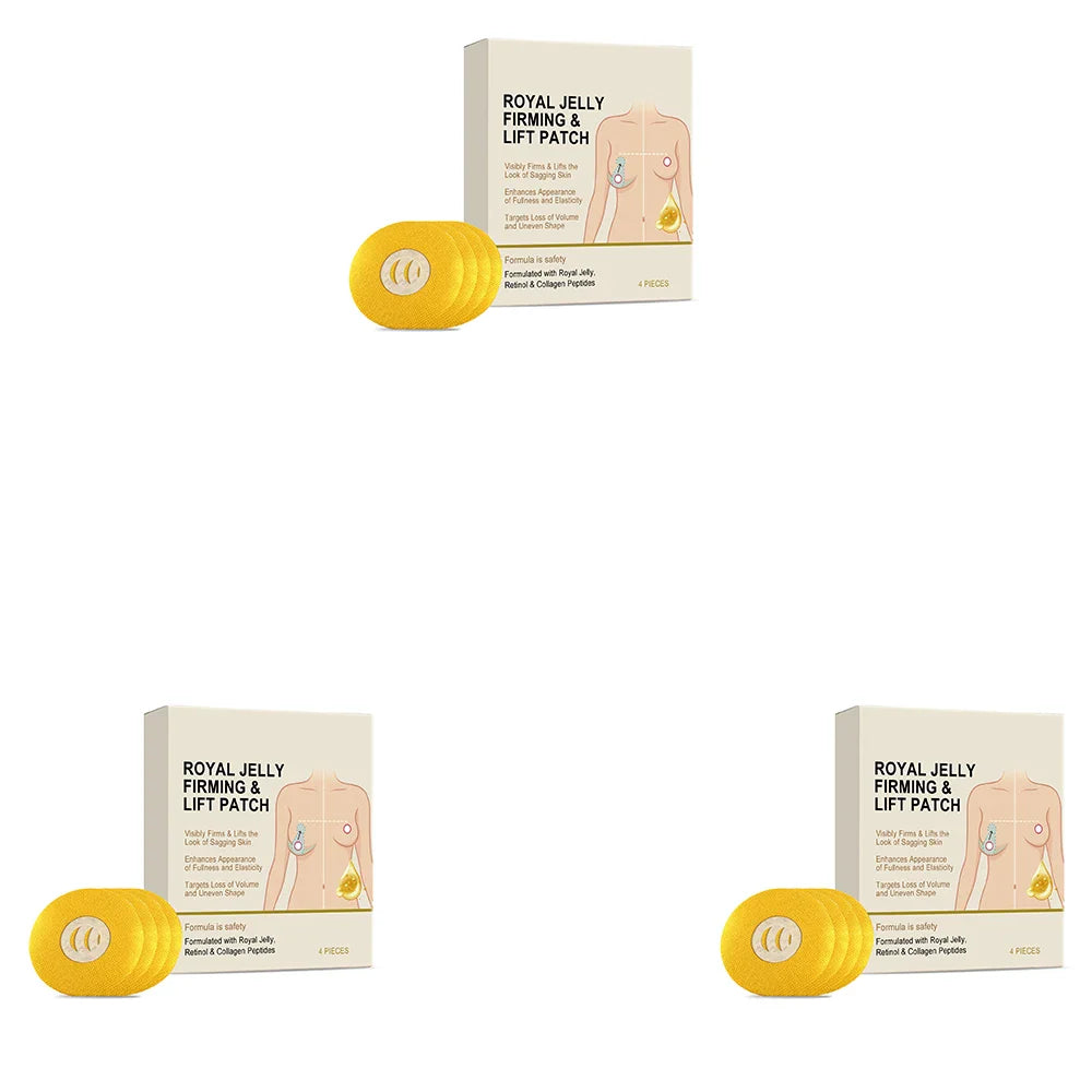 Firming Breast Patches – Royal Jelly, Retinol & Collagen | 4-Pack