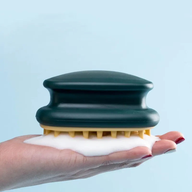 Silicone Scalp Massage Shampoo Brush | Hair Washing Comb