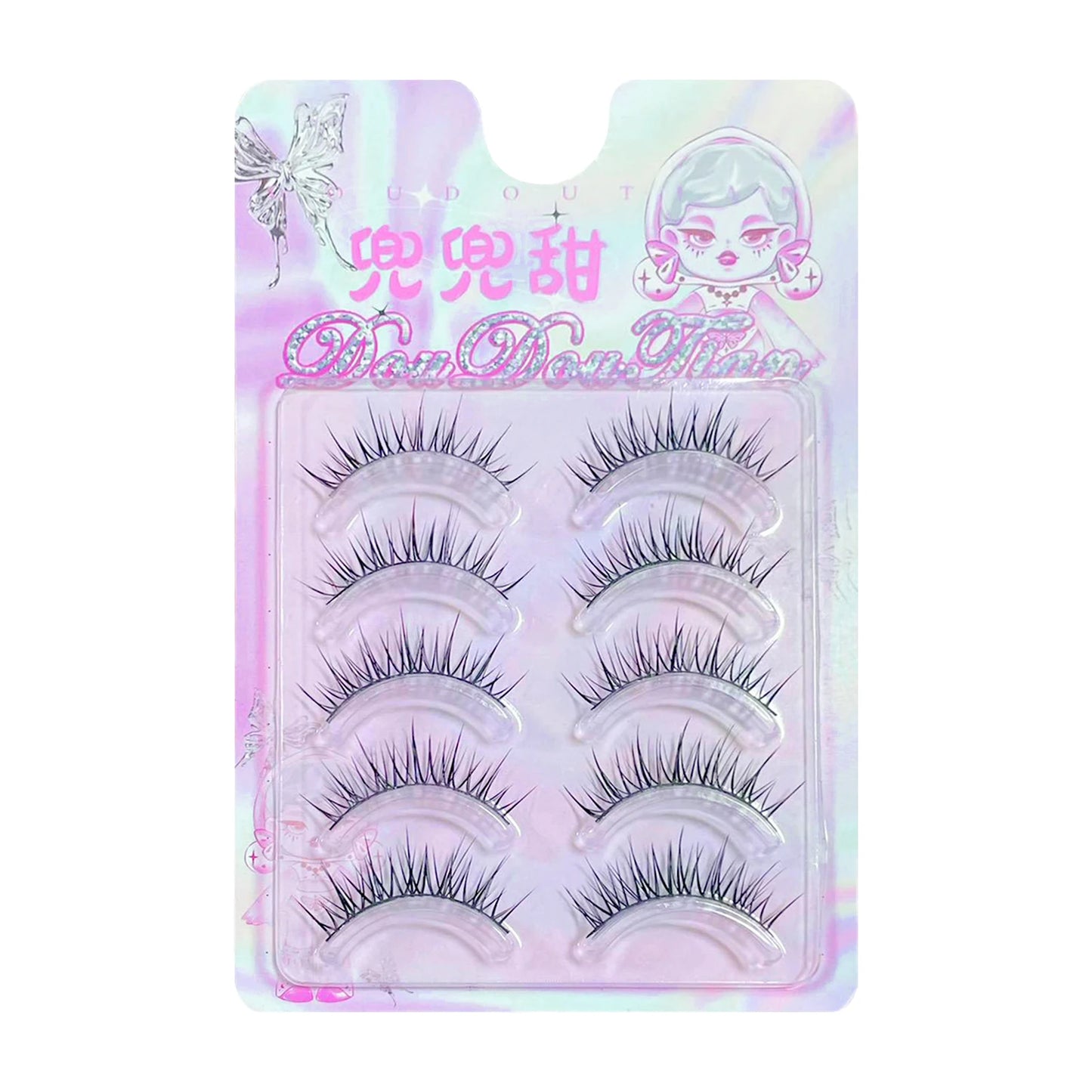 Wispy False Eyelashes – DIY Cosplay Anime Strip Lashes 3 Pairs