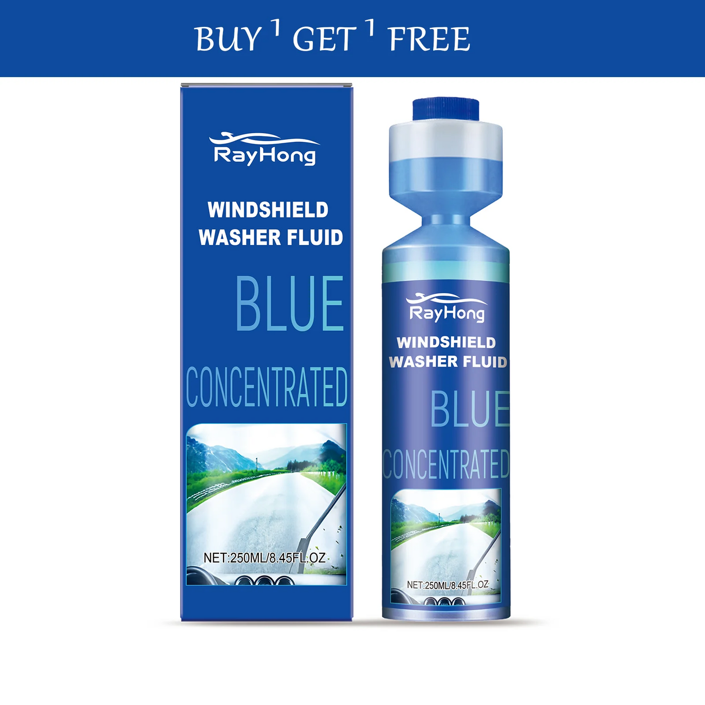 Rayhong Windshield Washer Fluid – Anti-Fog Oil Film Remover