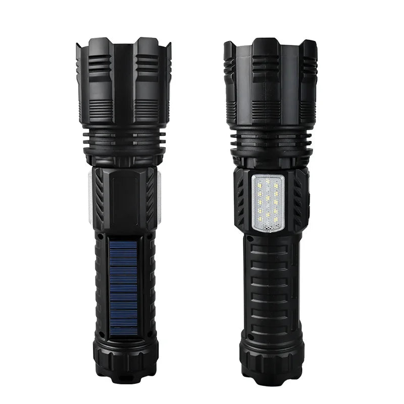 SHINEKNOT 600LM Zoomable LED Tactical Searchlight Flashlight