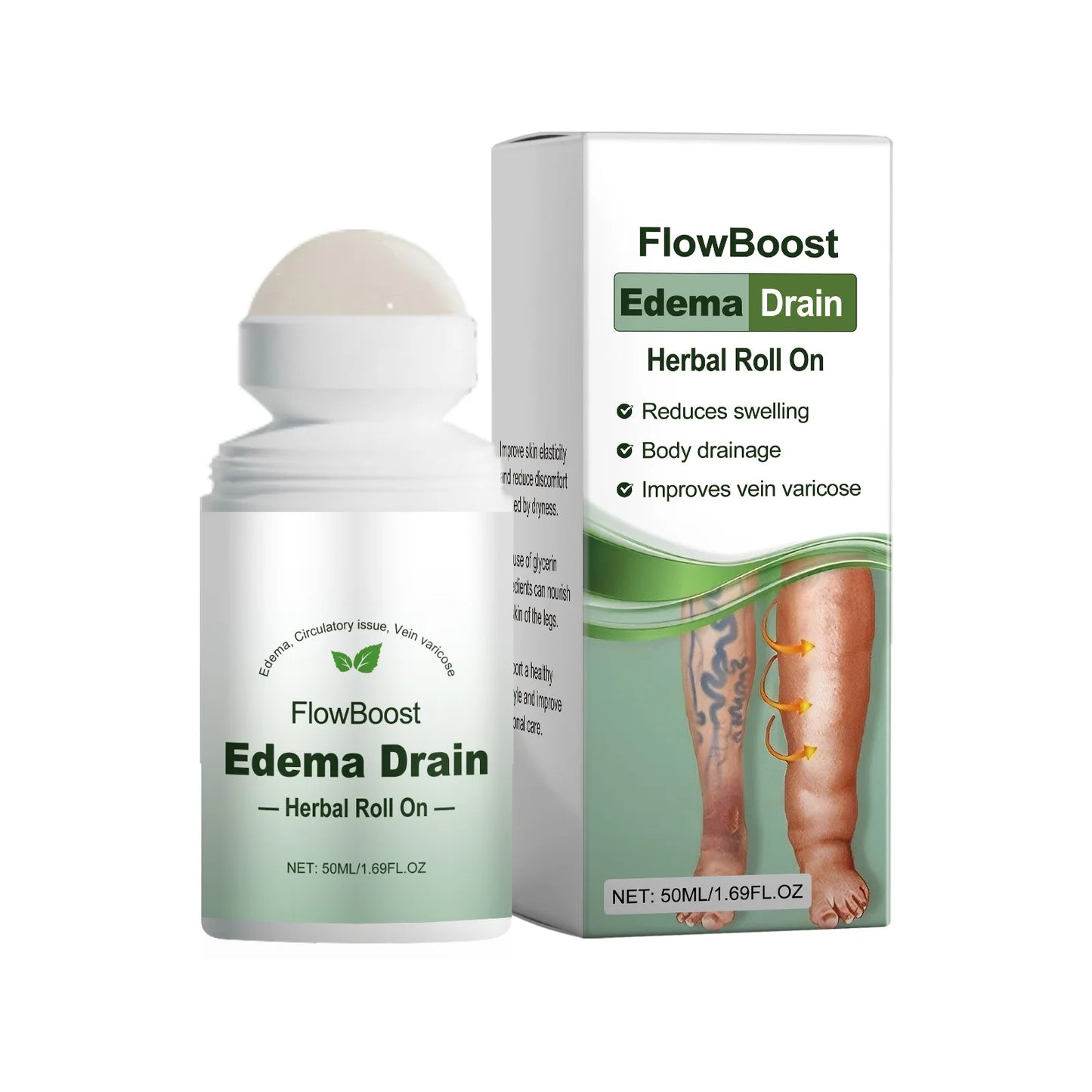 Varicose Vein Relief Roller | Reduce Spider Veins & Leg Swelling