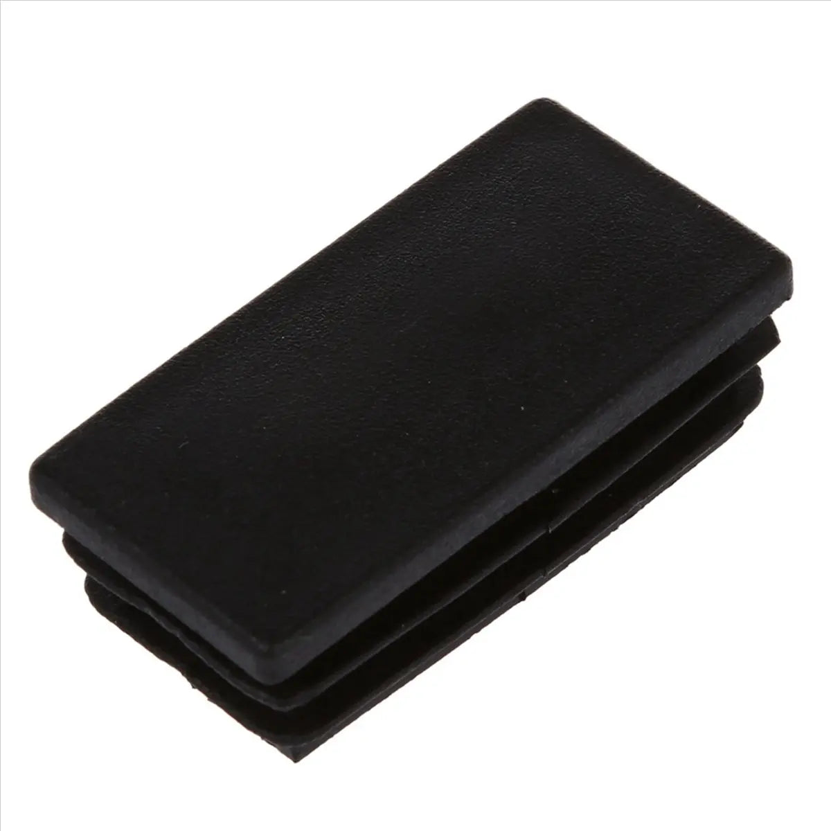 A36T-Plastic Rectangle Tube Inserts End Blanking Cap 25X50mm 80 Pcs Black Peaceful Pleasures Health and Wellness