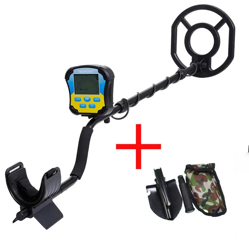 MD8030 Underground Metal Detector High Sensitivity Metal Depth Hunter Gold Digger Treasure Hunter 2.5m Waterproof Search Coil Peaceful Pleasures Health and Wellness With sand shovel