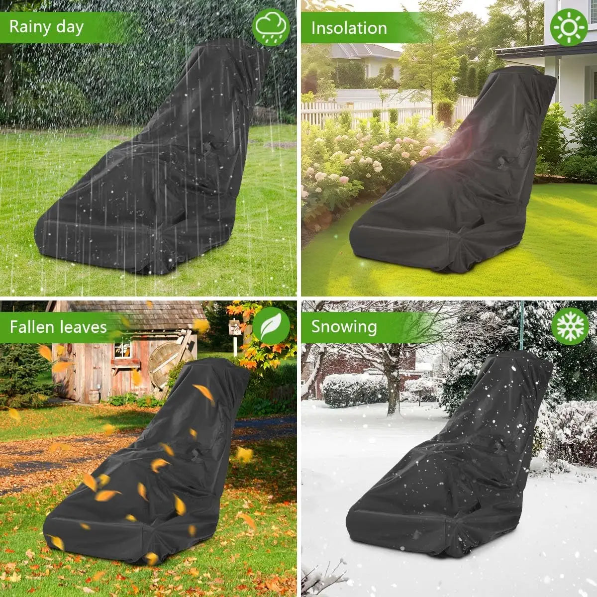Waterproof Lawn Mower Cover | 210D Oxford Heavy Duty PA Coating