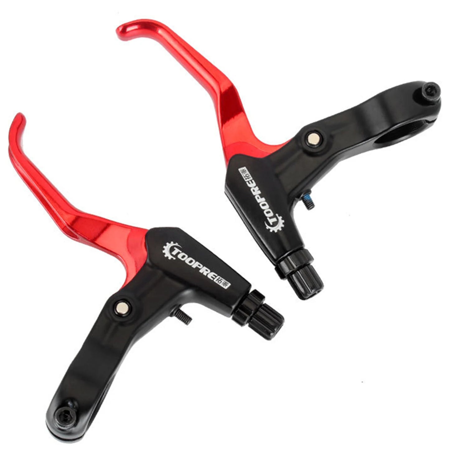 Aluminum Alloy Bicycle Brake Levers Lightweight And Convenient For Mountain Bike Road Bike Folding Bicycle Peaceful Pleasures Health and Wellness Red