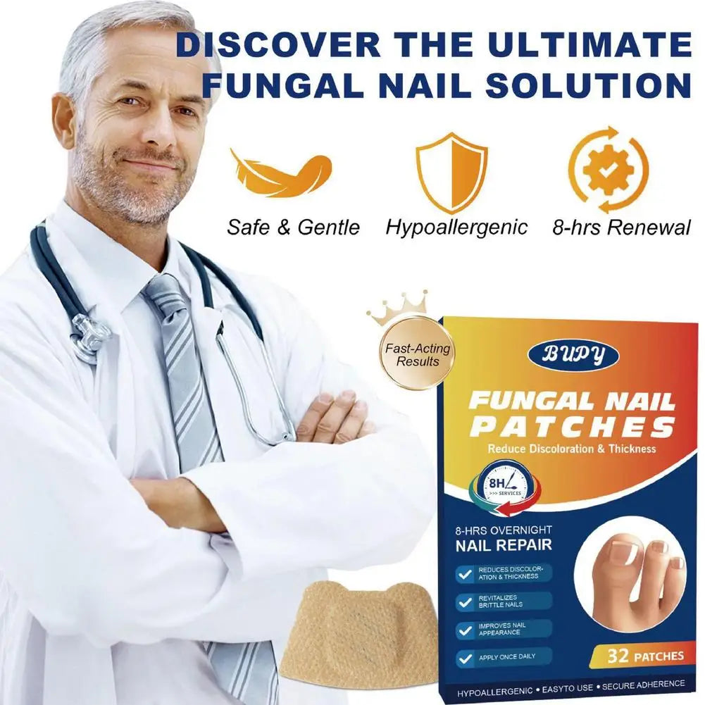 Overnight Nail Care Repair Patches – 3-Pack (32 pcs) Nail Care Peaceful Pleasures Health and Wellness