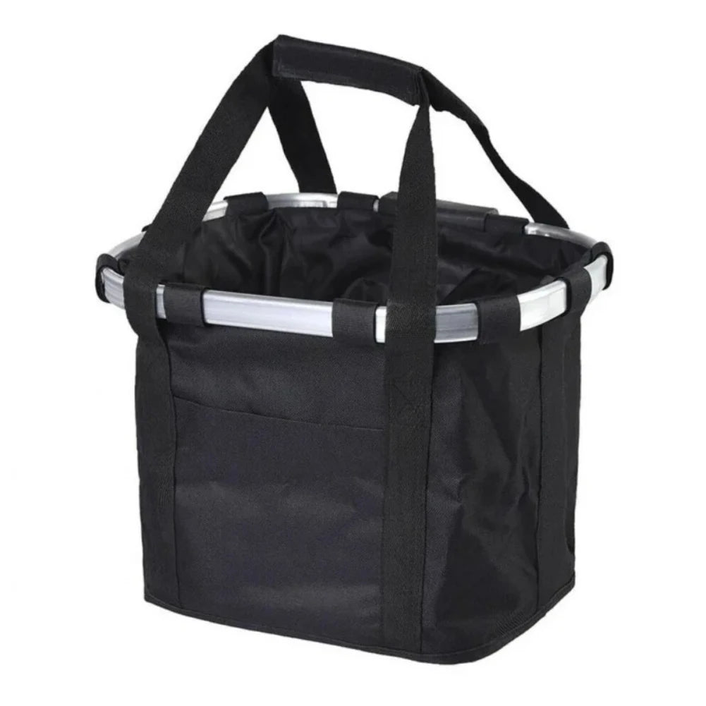 2-in-1 Bike Front Basket & Pet Carrier Bag – 5KG Handlebar Bag