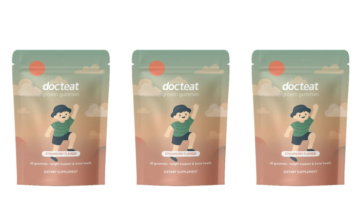 Kids Growth Gummies – Calcium, Vitamin D & K | 60 Gummies