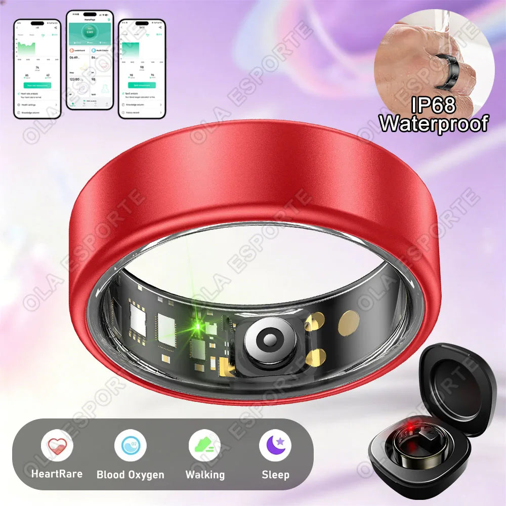 Smart Ring Heart Rate SpO₂ Sleep Tracker | 5ATM Waterproof