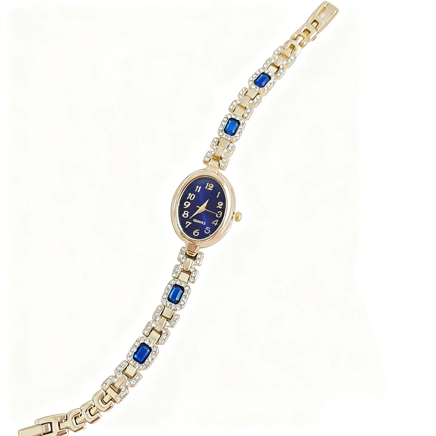 Women's Crystal Rhinestone Bracelet Watch | Elegant Quartz