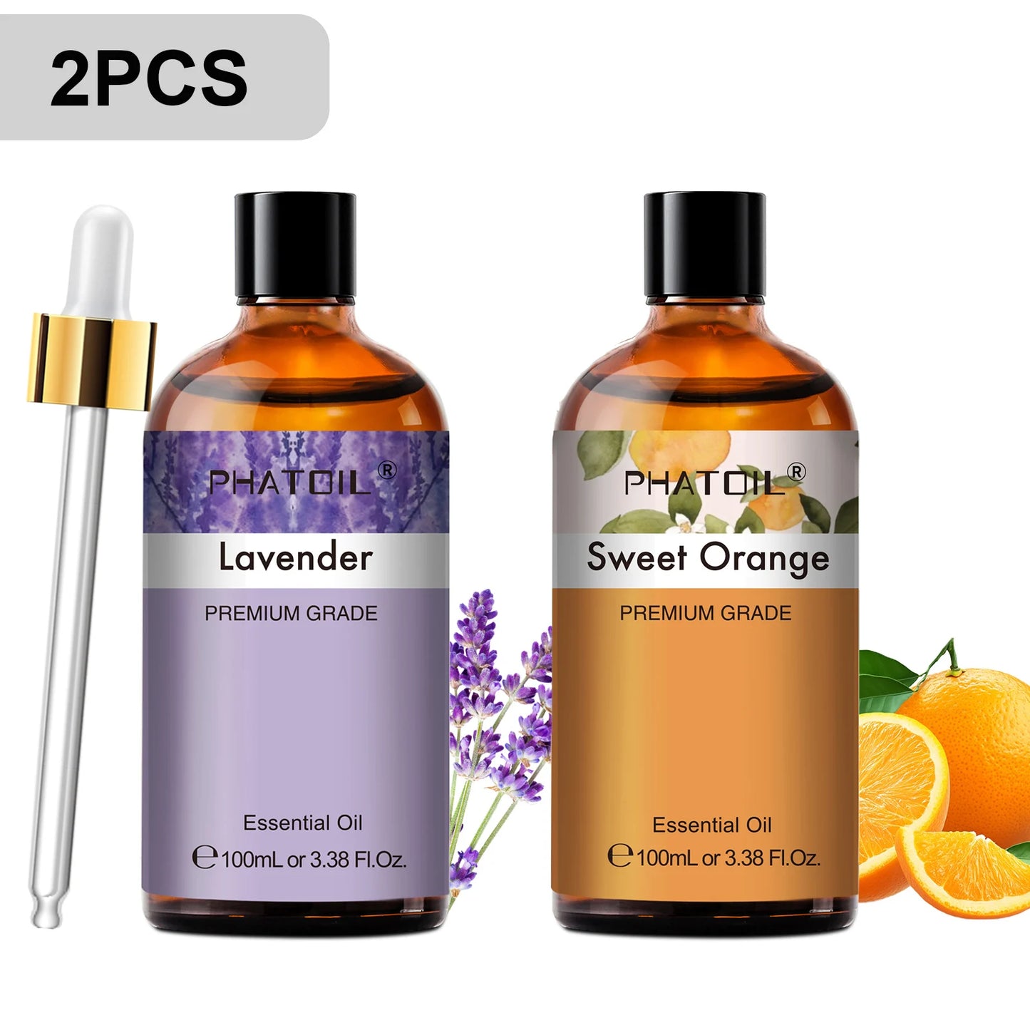Lavender Aromatherapy Essential Oil – 100ml Pure Natural Oil for Diffuser, Candle Making & Massage