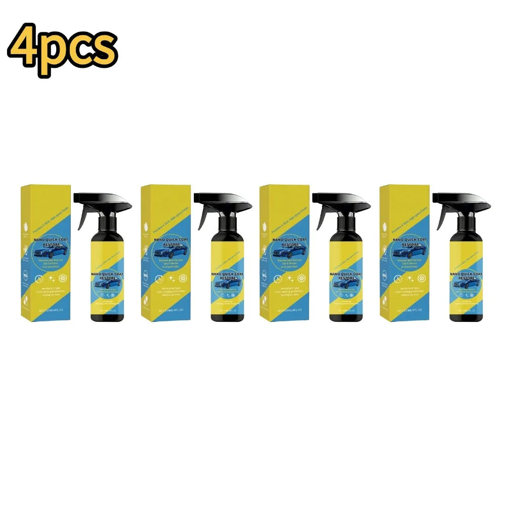 Nano Ceramic Coating Spray for Cars - Long Lasting Protection Peaceful Pleasures Health and Wellness 4pcs