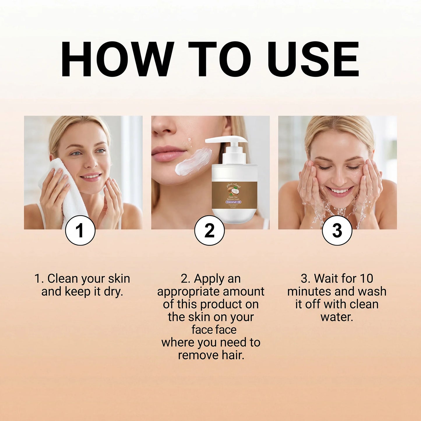 Gentle Hair Removal Cream for Face & Body | No Irritation