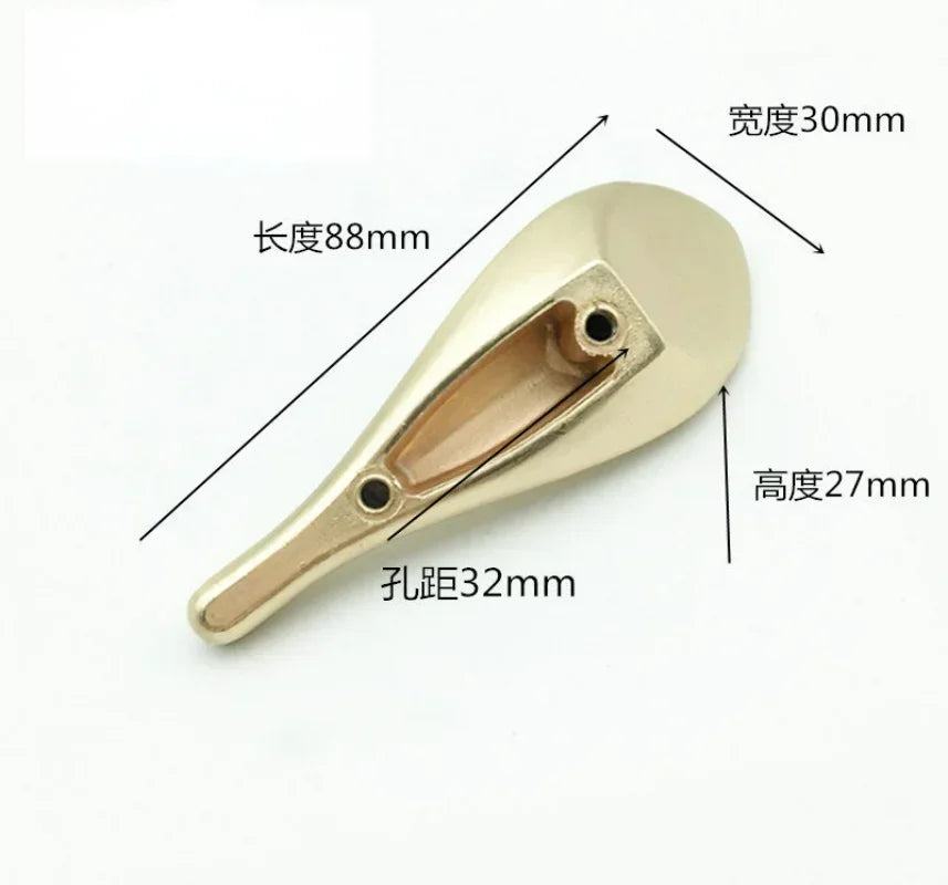 Zinc Alloy Leaf Cabinet Drawer Handle – Double Hole