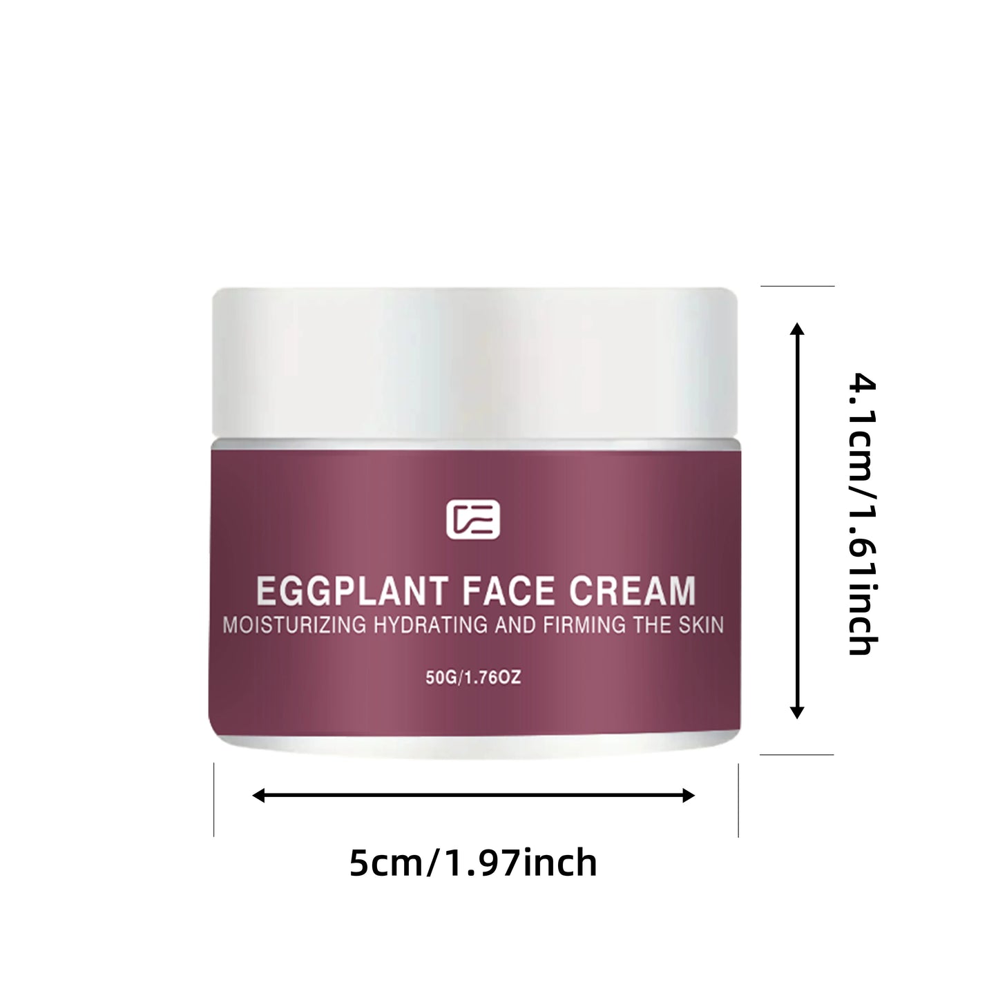 Veérenae Eggplant Face Cream – Oil-Free Pore-Minimizing Moisturizer