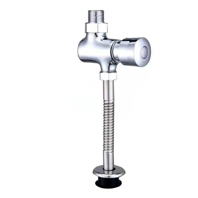 Button-Type Manual Delay Urinal Flush Valve | Auto Shutoff