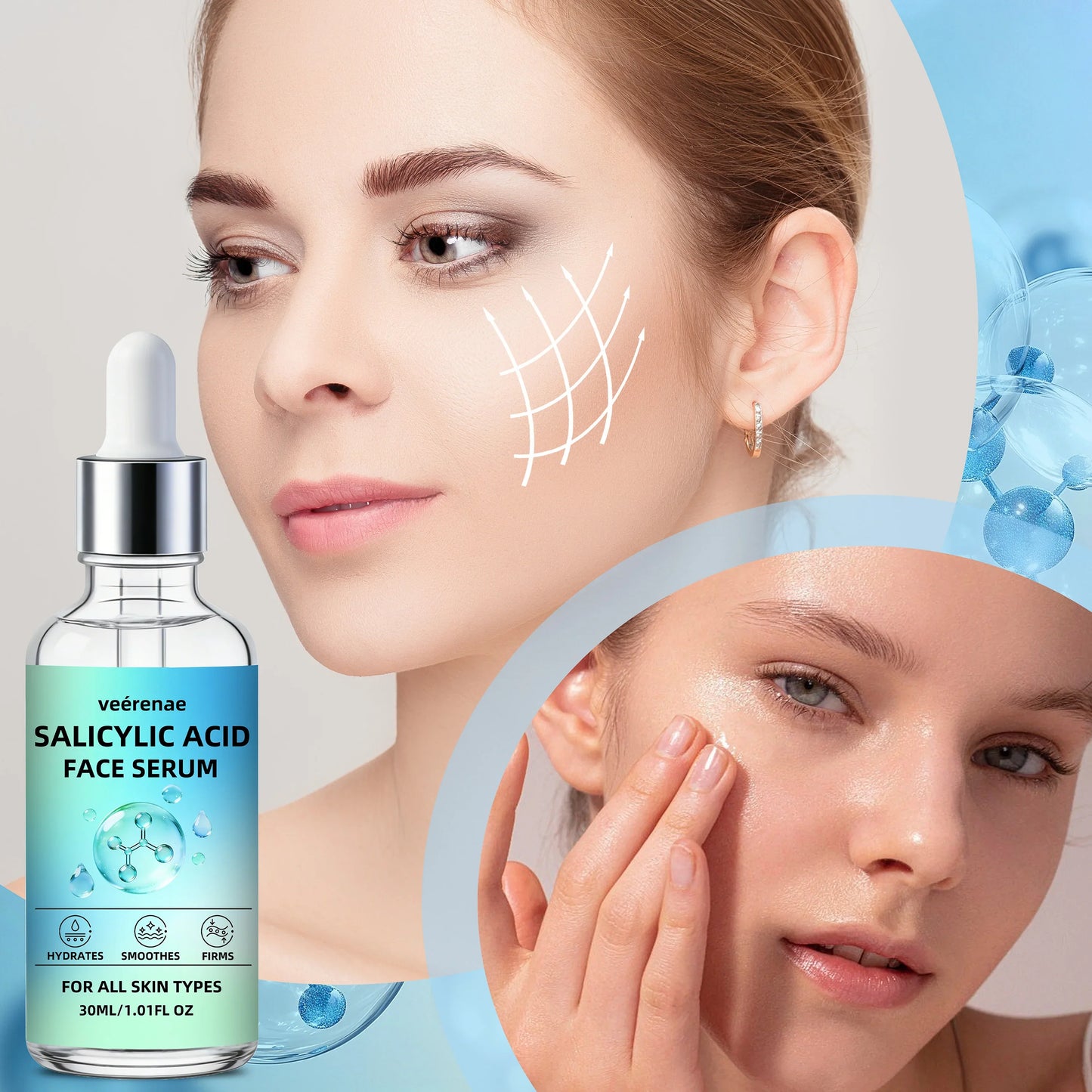 Veérenae Salicylic Acid Face Serum – Oil-Balancing & Hydrating