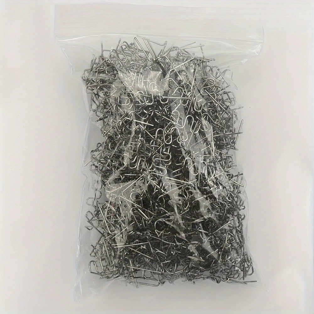 100-300pcs 0.8mm Hot Stapler Staples for Plastic Bumper Repair - Pre-Cut Stainless Steel Wave Nails for Car Welding Tool Peaceful Pleasures Health and Wellness 100pcs