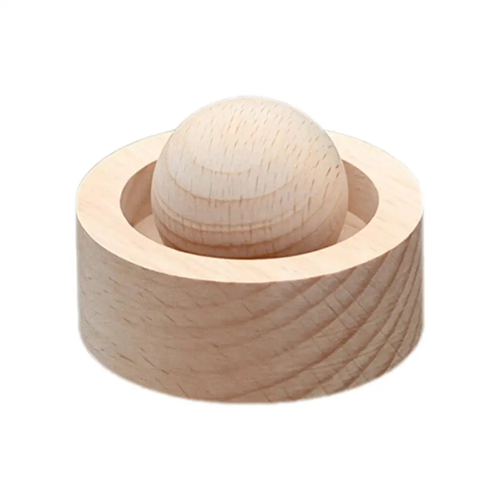 Car & Home Essential Oil Diffuser - Made of Wood Mini Cute Natural Fragrance Diffuser Suitable for Bedroom Living Room Bathroom Peaceful Pleasures Health and Wellness Hickory wood