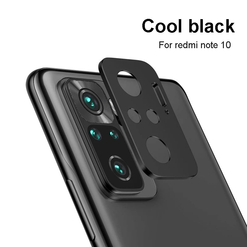 For xiaomi redmi note 10 pro Camera Lens Protector Accessories Cell Phone Protectors screen protector camera protective film Peaceful Pleasures Health and Wellness Black for note10