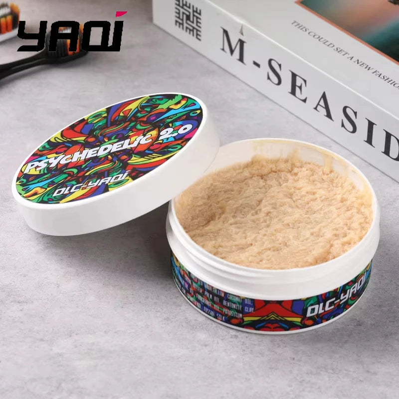 2026 Flash Sale YAQI Psychedelic 2.0 Atisan 170g Shaving Soap for Men Pursuing A Refined Lifestyle Provide Comfortable Shaving Peaceful Pleasures Health and Wellness