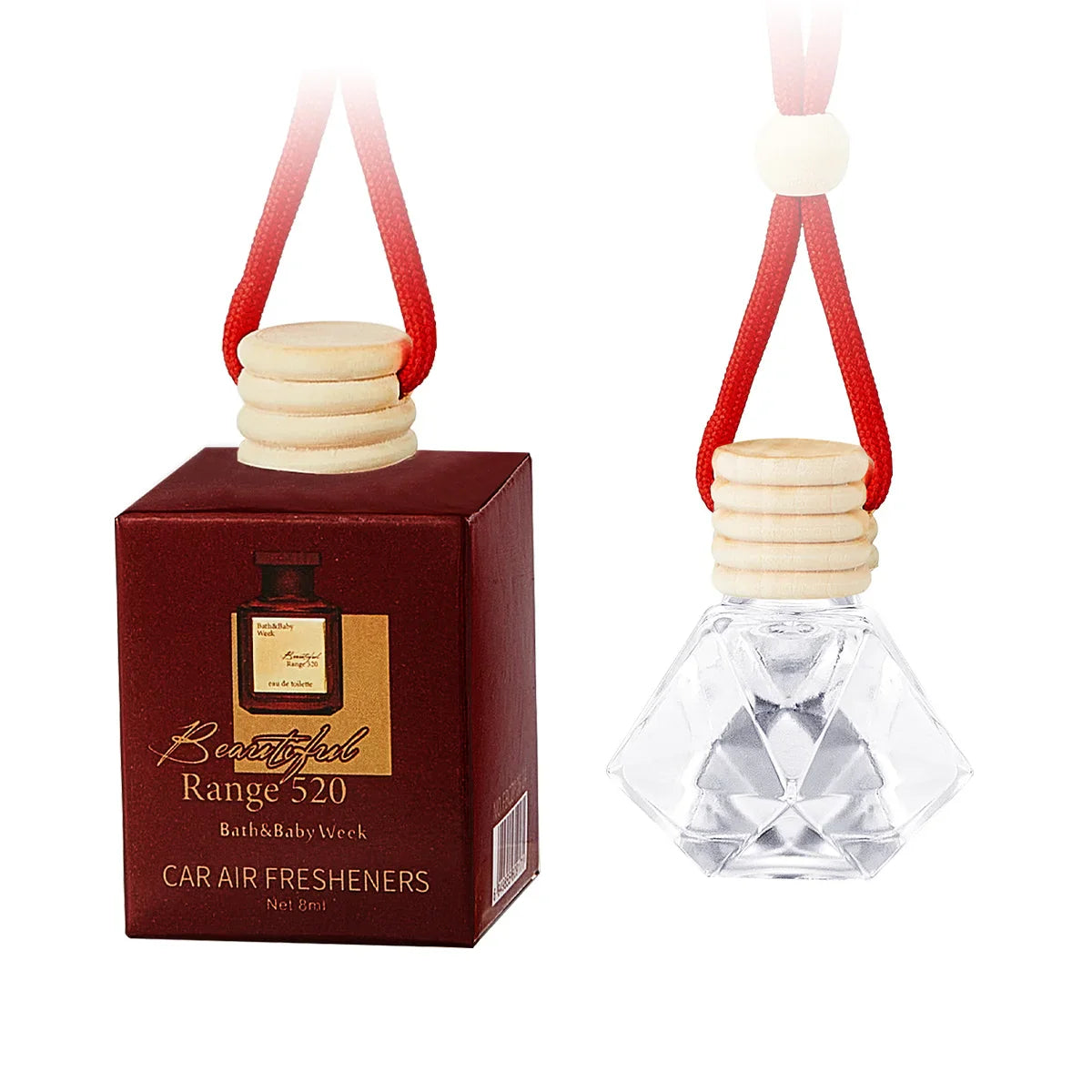 Perfume Bottle Car Air Freshener – Long-Lasting Scent