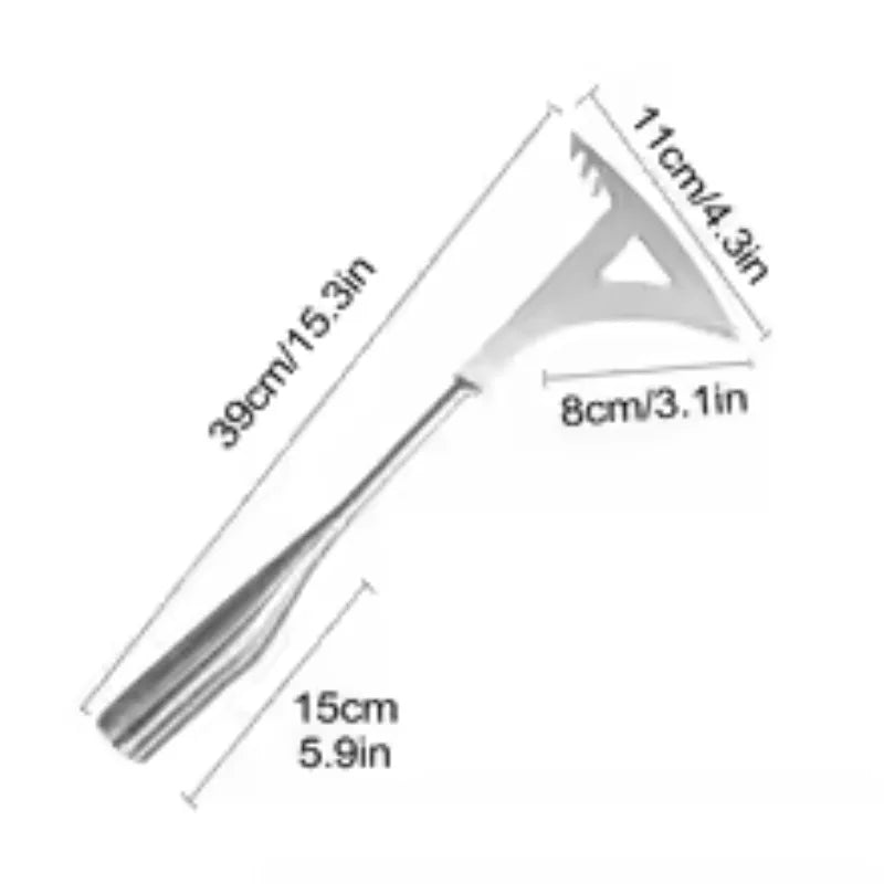 RveTee Stainless Steel Hand Weeder | Garden Weed Puller Tool