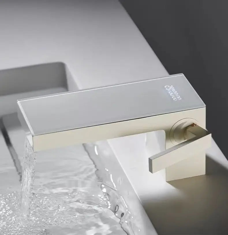Touchless Infrared Smart Basin Faucet | Brass Digital Display
