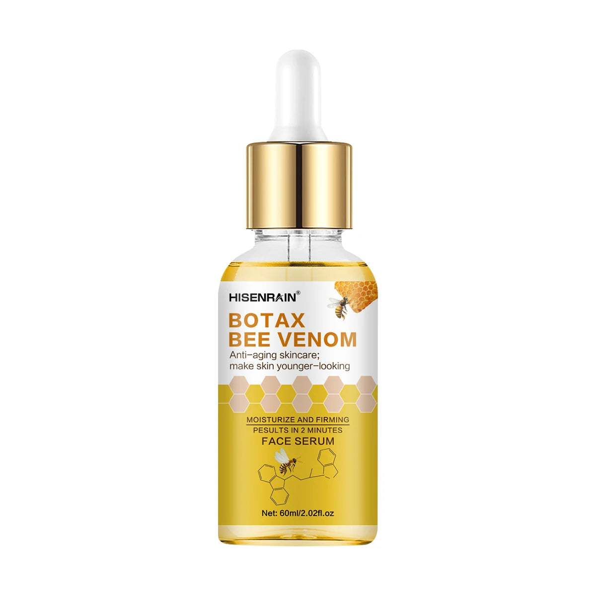 HISENRAIN Botax Anti-Aging Serum Fast Absorption, Lift & Firm Skin, Reduce Wrinkles Advanced Formula. Peaceful Pleasures Health and Wellness 60ml